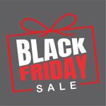 Adesivo para Vitrine Black Friday Sale