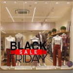 Adesivo para Vitrine Black Friday Sale