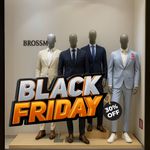 Adesivo para Vitrine Black Friday Etiqueta 30% OFF