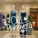 Adesivo para Vitrine Olá Primavera