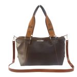 Bolsa Feminina KS Berlim de Ombro Alça Transversal Grande Espaçosa Lançamento Café