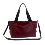 Bolsa Feminina KS Berlim de Ombro Alça Transversal Grande Espaçosa Lançamento Marsala