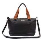 Bolsa Feminina KS Berlim de Ombro Alça Transversal Grande Espaçosa Lançamento Preto