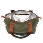 Bolsa Feminina KS Berlim de Ombro Alça Transversal Grande Espaçosa Lançamento Verde