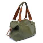 Bolsa Feminina KS Berlim de Ombro Alça Transversal Grande Espaçosa Lançamento Verde