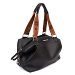 Bolsa Feminina KS Berlim de Ombro Alça Transversal Grande Espaçosa Lançamento Preto