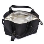 Kit Bolsa 3 Peças - M.Basic + Saco Vegas + Carteira Vegas brinde - Preto Com Off White