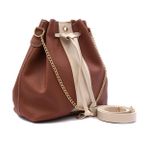 Kit Bolsa 3 Peças - M.Basic + Saco Vegas + Carteira Vegas brinde - Caramelo