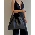 Bolsa KS Veneza Preta Com Vermelho