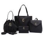 Kit London 4 em 1 - Bolsa Sacola Bolsa Saco Mochila e Porta Documentos