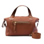 Kit Bolsa 3 Peças - Bolsa Milão + Bolsa Cute + Porta Documentos Brinde - CARAMELO