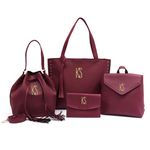 Kit London 4 em 1 - Bolsa Sacola Bolsa Saco Mochila e Porta Documentos