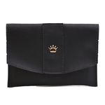 Kit Bolsa 3 Peças - Bolsa Milão + Bolsa Cute + Porta Documentos Brinde - PRETO