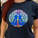 Camiseta Unissex Chakras – T-shirt Estilosa e Confortável