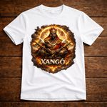 Camiseta Xangô — Justiça, Força e Equilíbrio