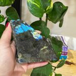LABRADORITA PEDRA DA MAGIA - 420G 9CM- PEÇA ÚNICA