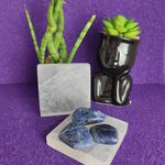 PLACA SELENITA QUADRADA 7CM - LIMPEZA ENERGÉTICA 