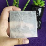 PLACA SELENITA QUADRADA 7CM - LIMPEZA ENERGÉTICA 