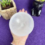 TIGELA SELENITA BOWL 10 CM - LIMPEZA ENERGÉTICA