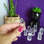 PONTA CRISTAL GERADOR 3,5 A 4 CM - RADIESTESIA 