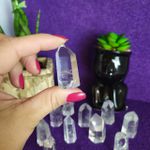 PONTA CRISTAL GERADOR 3,5 A 4 CM - RADIESTESIA 