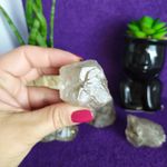 PEDRA BRUTA QUARTZO FUMÊ - CRISTAL MESTRE ELESTIAL 