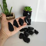 PEDRA ROLADA OBSIDIANA NEGRA - PROTEÇÃO ESPIRITUAL