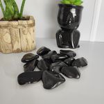 PEDRA ROLADA OBSIDIANA NEGRA - PROTEÇÃO ESPIRITUAL