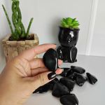 PEDRA ROLADA OBSIDIANA NEGRA - PROTEÇÃO ESPIRITUAL