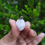PINGENTE QUARTZO LEITOSO OU NEVE - CLAREZA