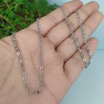 CORRENTE ELO AMERICANA 48 CM - AÇO INOX