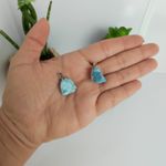 Pingente Rolado Larimar - Alegria e bem-estar