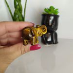 ELEFANTE PEDRA OLHO DE TIGRE - PROSPERIDADE