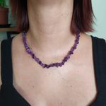 COLAR AMETISTA 45 CM – TRANSMUTAÇÃO DE ENERGIA / AJUDA NA INSÔNIA/ANSIEDADE