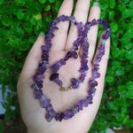 COLAR AMETISTA 45 CM – TRANSMUTAÇÃO DE ENERGIA / AJUDA NA INSÔNIA/ANSIEDADE