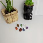 Kit 7 Chakras Pedras Roladas 1a 2cm