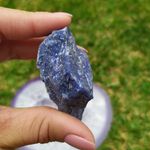 Pedra Bruta Quartzo Azul P - Acalma e Tranquiliza