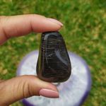Pedra Rolada Turmalina Negra M - Proteção