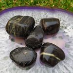 Pedra Rolada Turmalina Negra M - Proteção