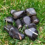 Pedra Rolada Turmalina Negra M - Proteção