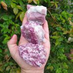 PEDRA BRUTA TURMALINA ROSA G - AMOR