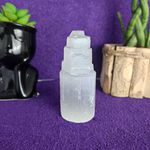 Torre Selenita 10 cm - Limpeza Energética