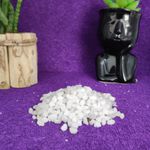 PACOTE PEDRA QUARTZO BRANCO CASCALHO 100G
