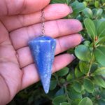 PÊNDULO QUARTZO AZUL - ACALMA E TRANQUILIZA