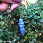 PÊNDULO EGÍPCIO QUARTZO AZUL - ACALMA E TRANQUILIZA