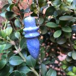 PÊNDULO EGÍPCIO QUARTZO AZUL - ACALMA E TRANQUILIZA