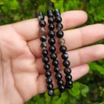 PULSEIRA PEDRA TURMALINA NEGRA 5,5mm - PROTEÇÃO
