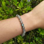 PULSEIRA PEDRA LABRADORITA 6mm – PROTEÇÃO