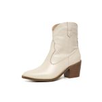 Bota Western Laura Off White