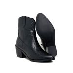 Bota Western Laura Croco Preto